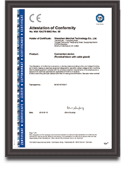 ISO certification document