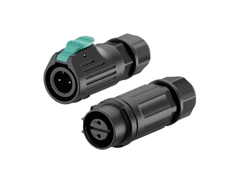 pvlinktech EW-LP12 2P to 8P black industrial waterproof connector