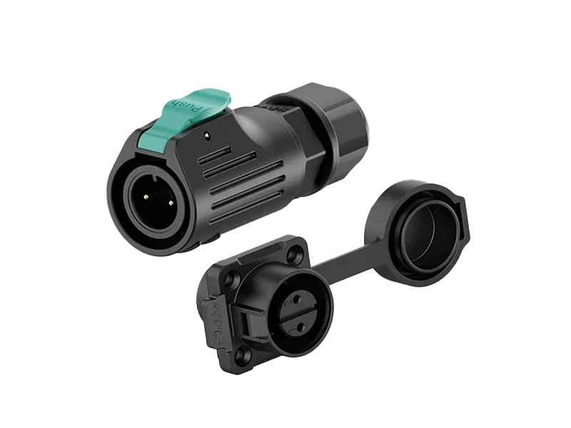 pvlinktech EW-LP12 panel mount waterproof connector