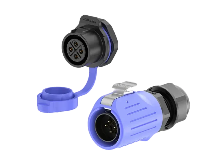 pvlinktech EW-LP16 blue waterproof connector