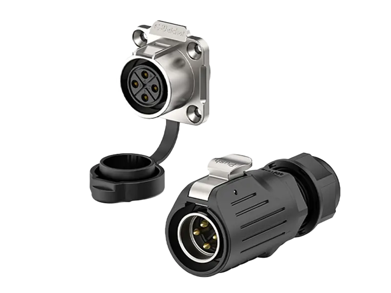 pvlinktech EW-LP20 straight industrial waterproof connector