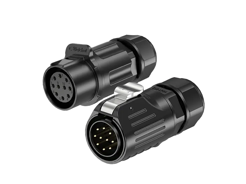 pvlinktech EW-LP20 inline industrial waterproof connector