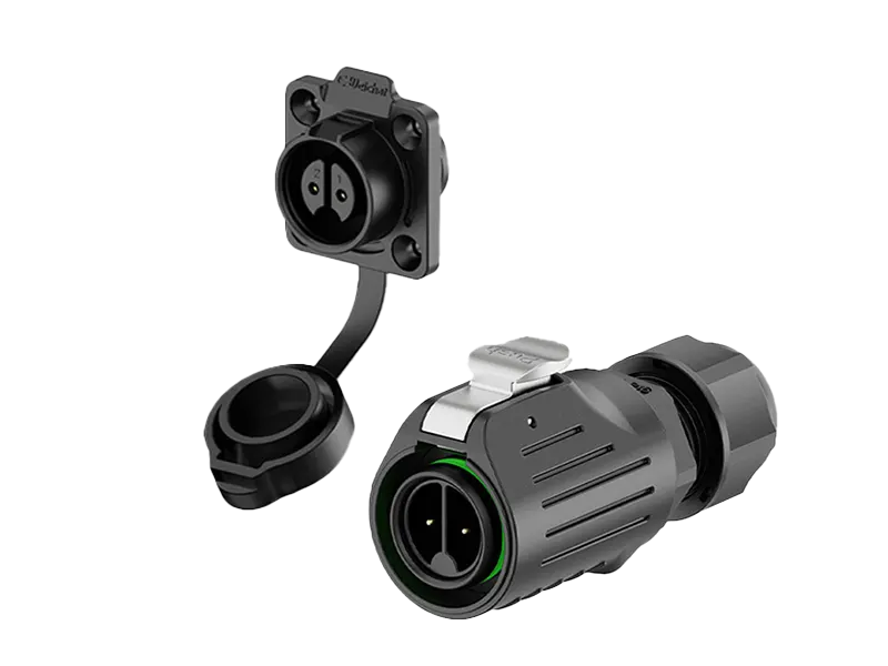 pvlinktech EW-LP16 flange mount waterproof connector