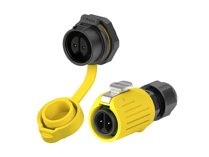pvlinktech EW-LP16 yellow waterproof connector