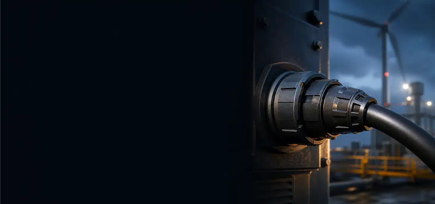 Industrial waterproof connectors