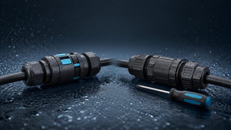 screw-free vs screw-type waterproof connectors comparison