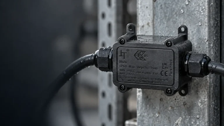 Connecteur étanche pour plusieurs câbles : boîte de jonction M686 IP68 avec presse-étoupes pour plusieurs câbles